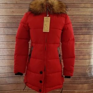 Jirgmeizi Quilted Coat NWT